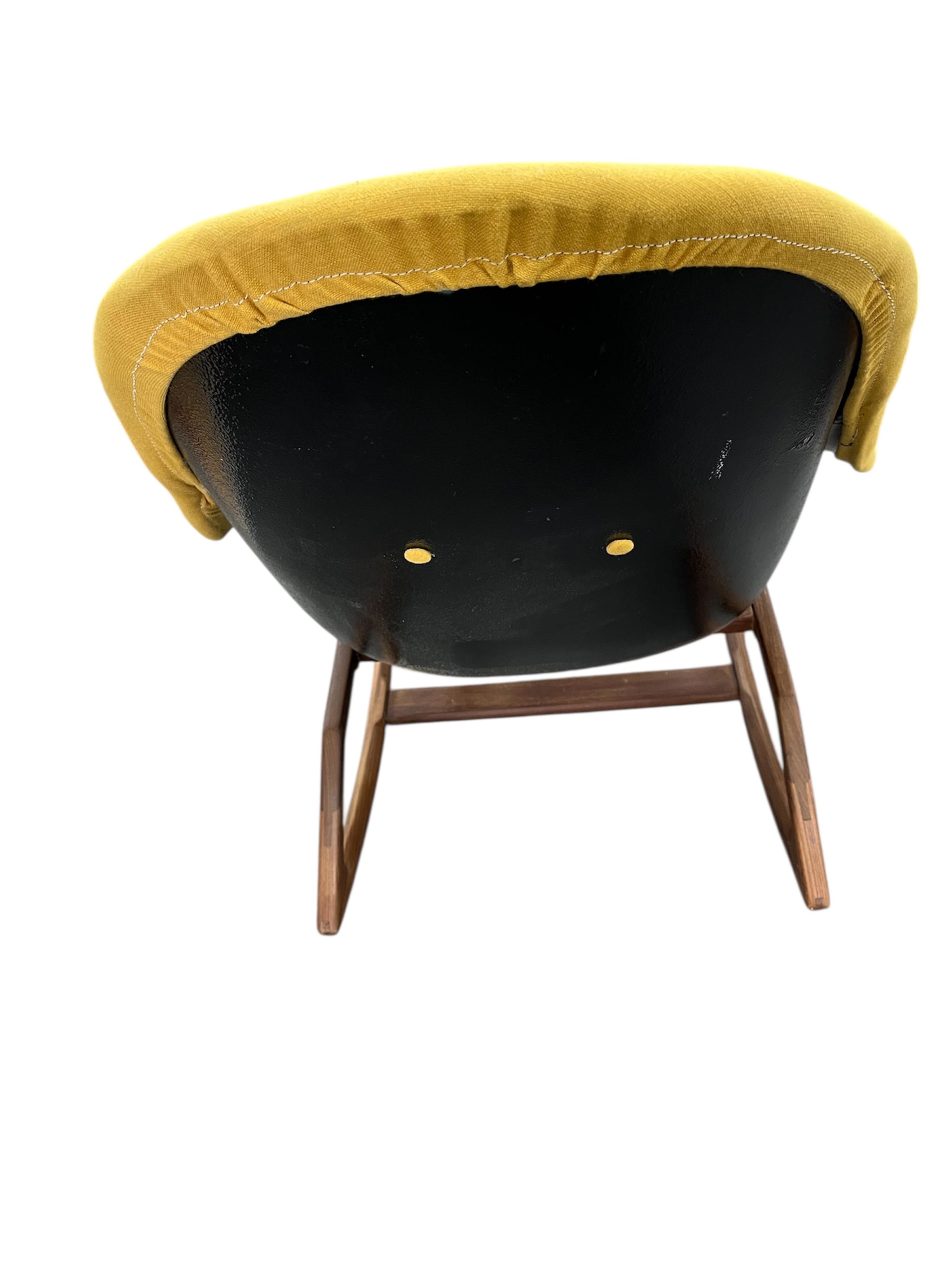 A Lurashell Gemini rocking chair, width 78cm, depth 84cm, height 92cm